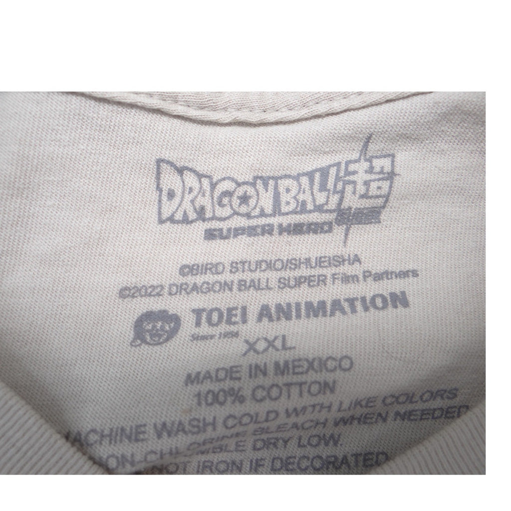 Dragon Ball Super Super Hero Son Goku Graphic Tee Tan XXL Toei Animation 2022