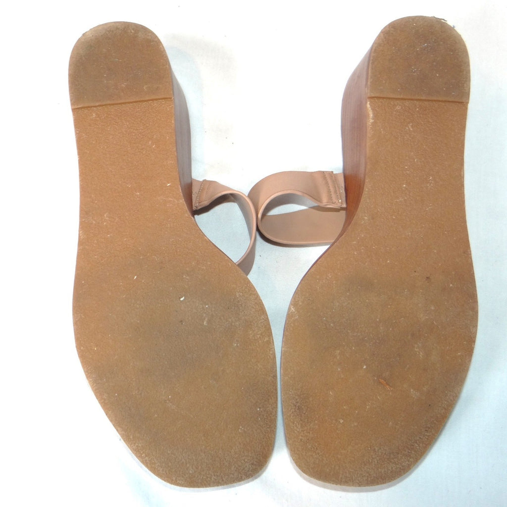 Steve Madden Henrietta Tan Studded Wedge Sandals HNRT01S1 Mens 8.5M