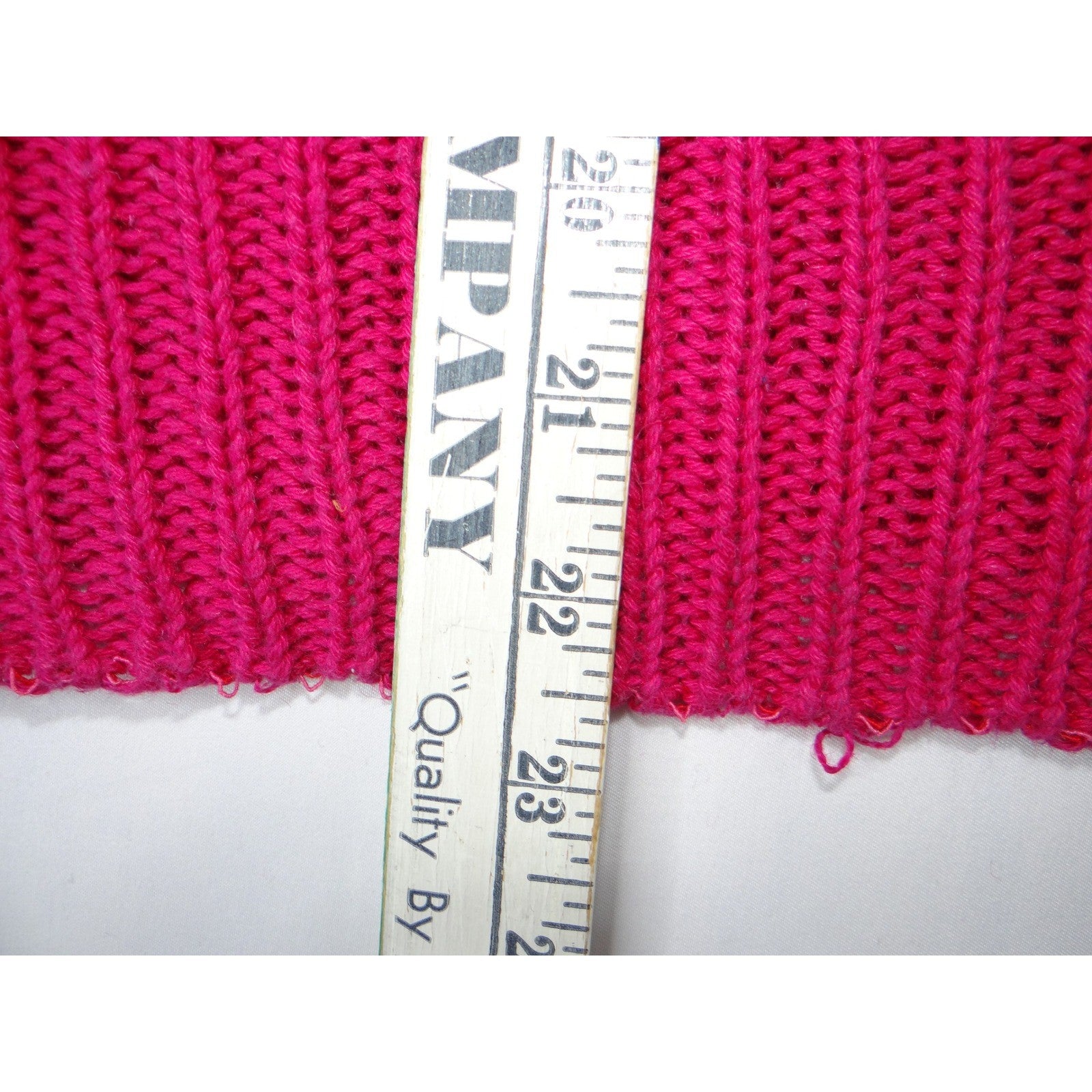 Vintage Nicole Curie Knit Sweater Women M Pink Short Sleeve Textured Pullover