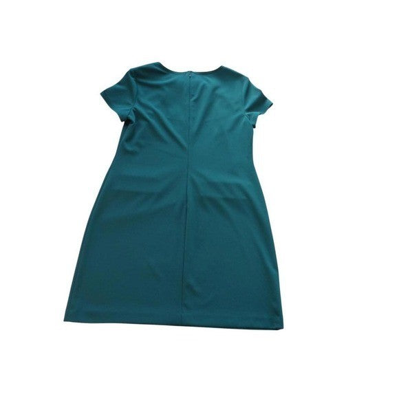 Vintage Tommy Hilfiger Beautiful Green Dress with Decorated Neckline