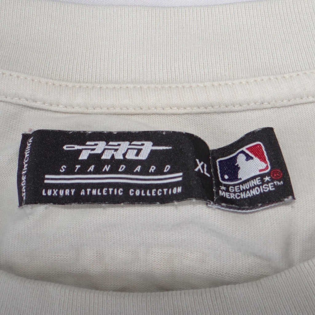 Pro Standard Los Angeles Dodgers Cream Embroidered T-Shirt Mens XL MLB