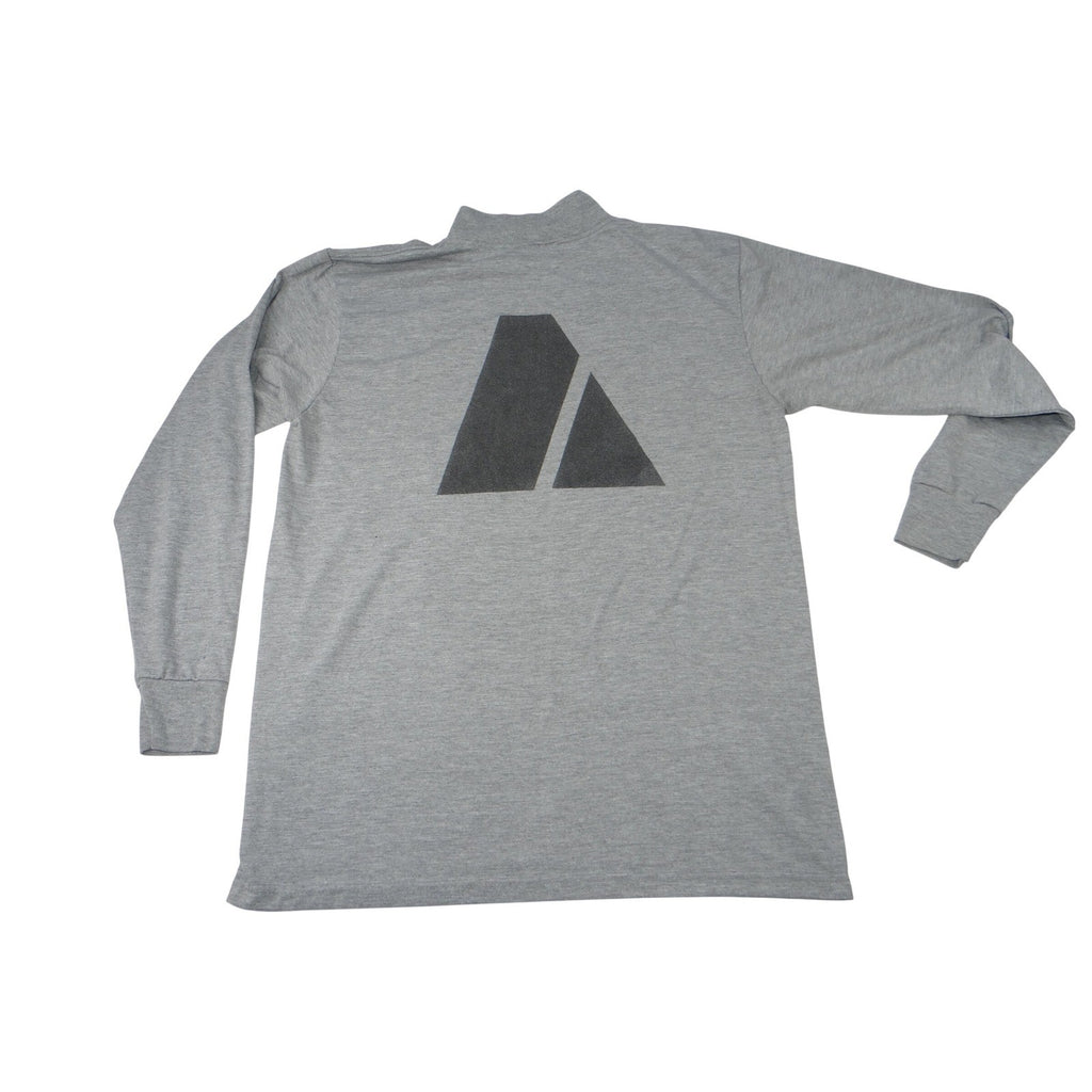 Two US Army Gray Long Sleeve Mock Neck Shirts Men's
