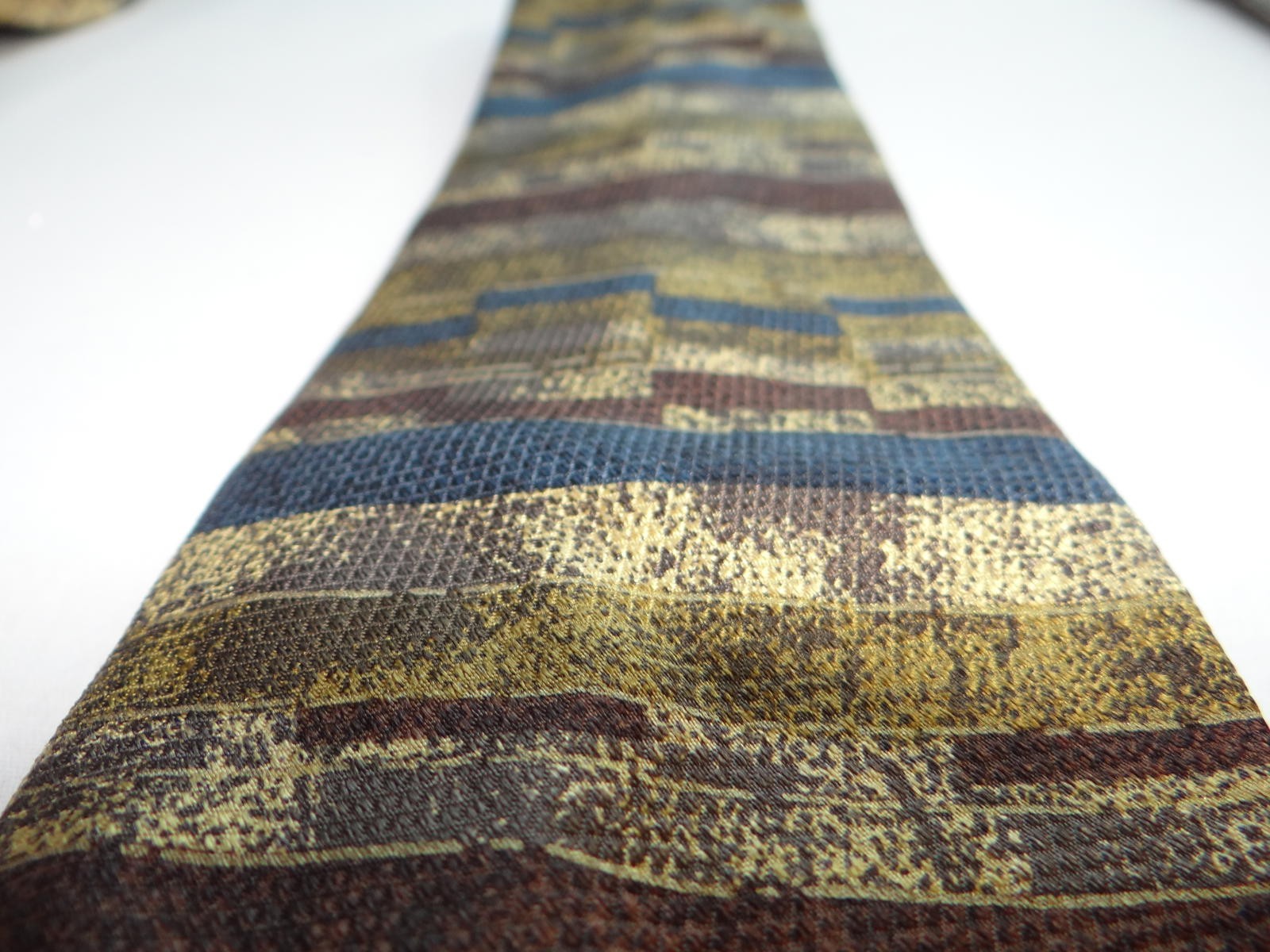 Lamberti 100% Silk Made in Italy Striped Tie