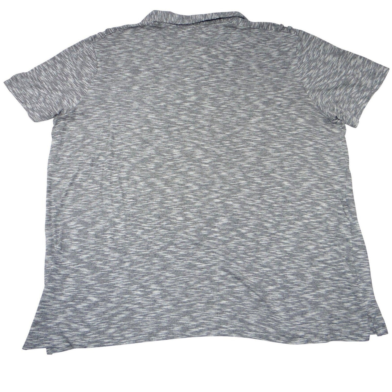 Rock & Republic Mens XL Heather Gray The Iconic Polo Shirt Short Sleeve