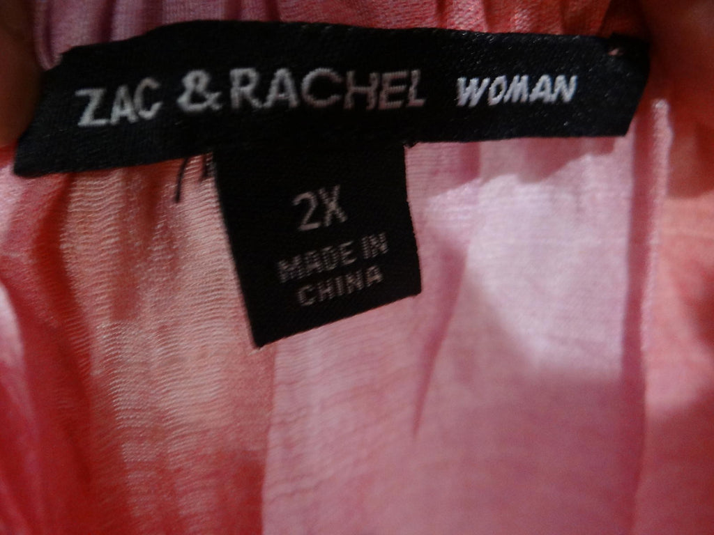 Zac & Rachel Woman 2X Off-Shoulder Blouse NWT