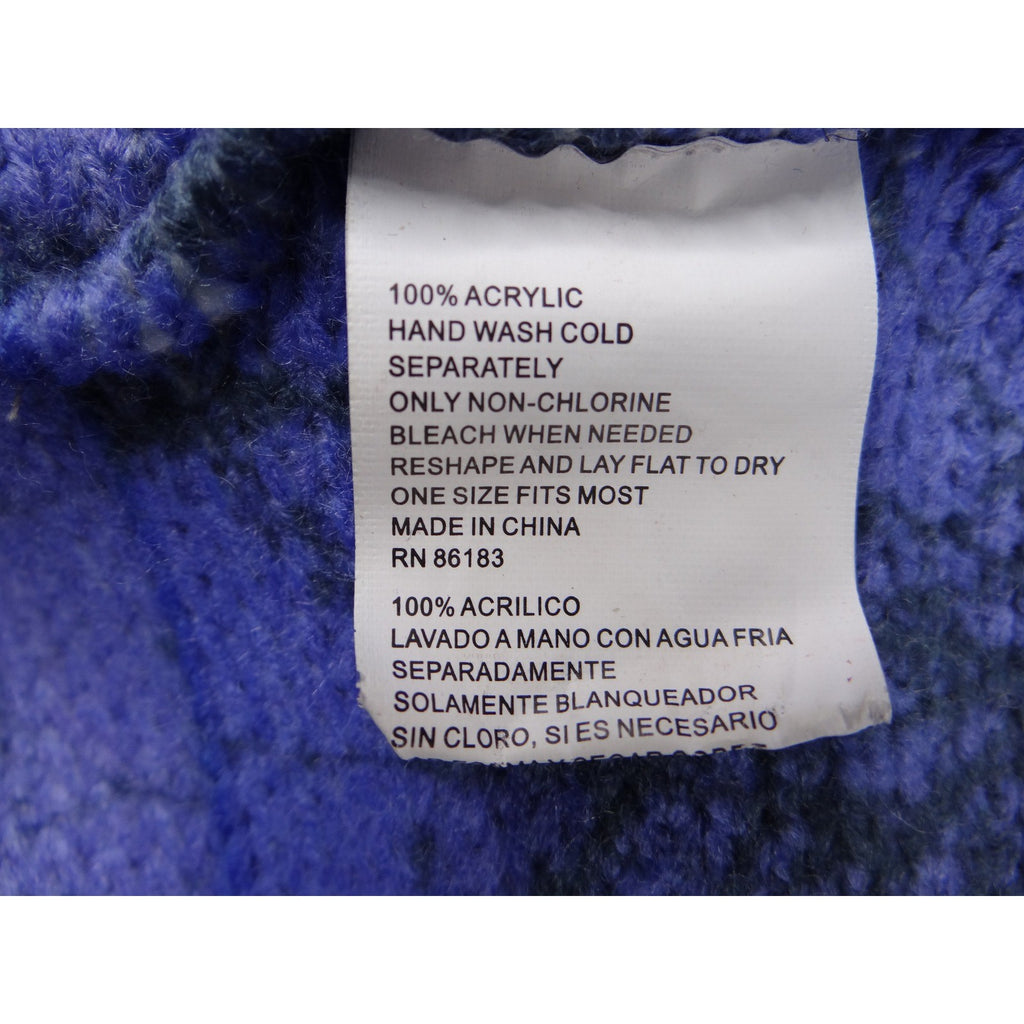 Infinity Scarf Winter Landscape Tree Sunset Print Blue Purple