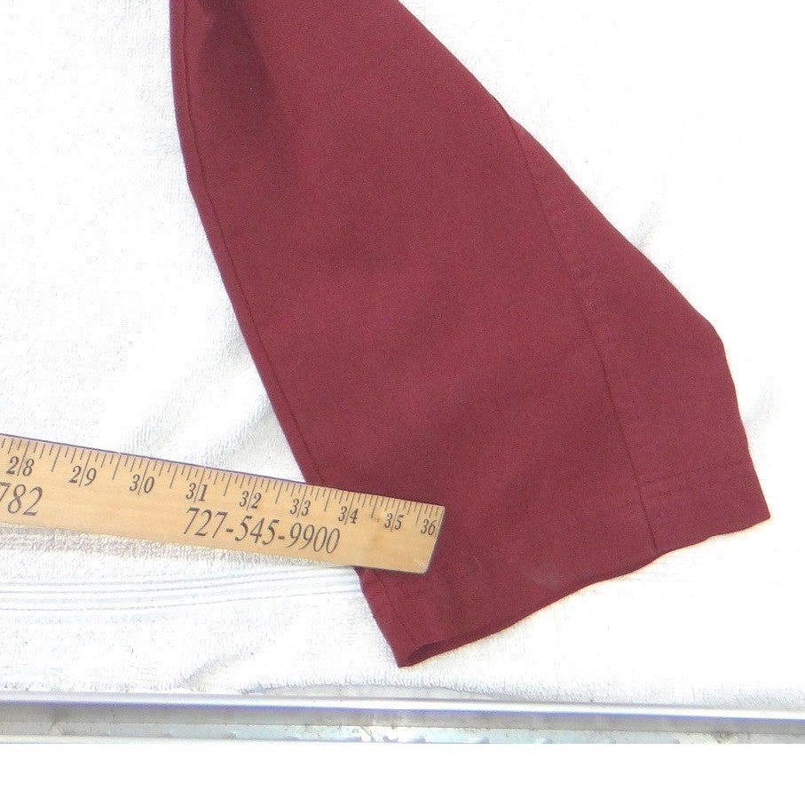 FIGS Technical Collection  Burgundy Cargo Scrub Pants Women XS Straight Leg
