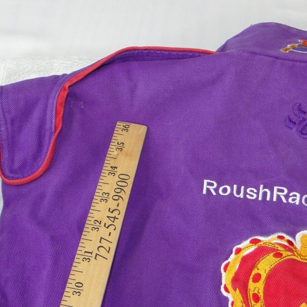 Chase Authentics Crown Royal Roush Racing NASCAR Jacket Jamie McMurray Purple L