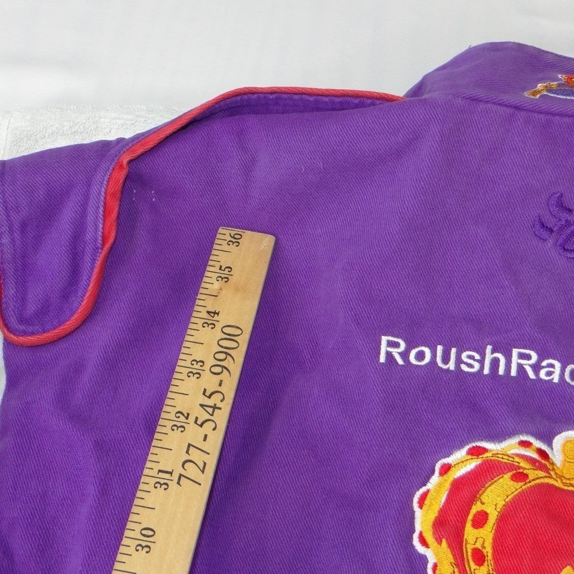 Chase Authentics Crown Royal Roush Racing NASCAR Jacket Jamie McMurray Purple L