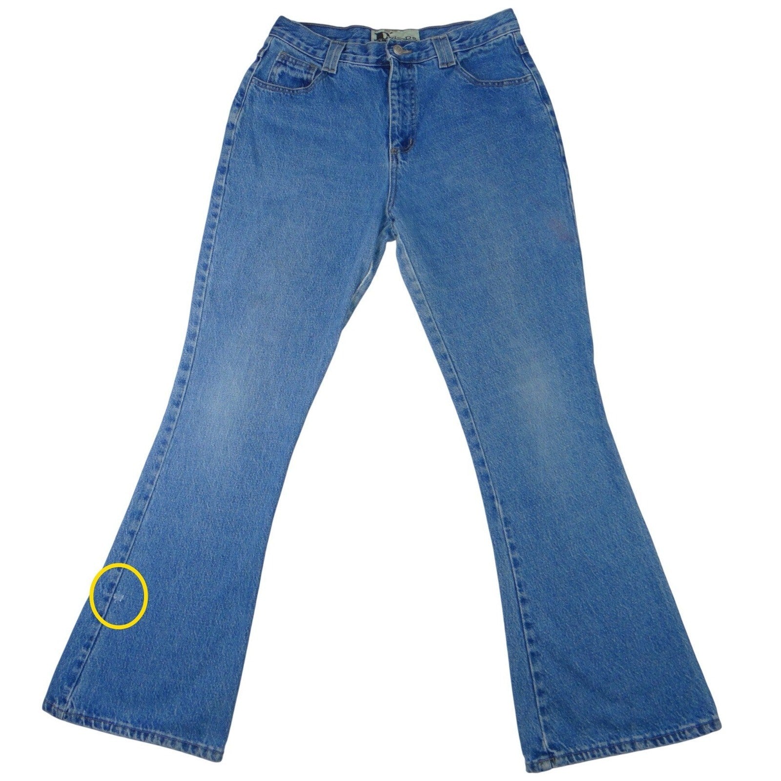 Vintage D Mode Classix Denim Bell Bottom Jeans Sz 13 Flare Cotton Made in USA