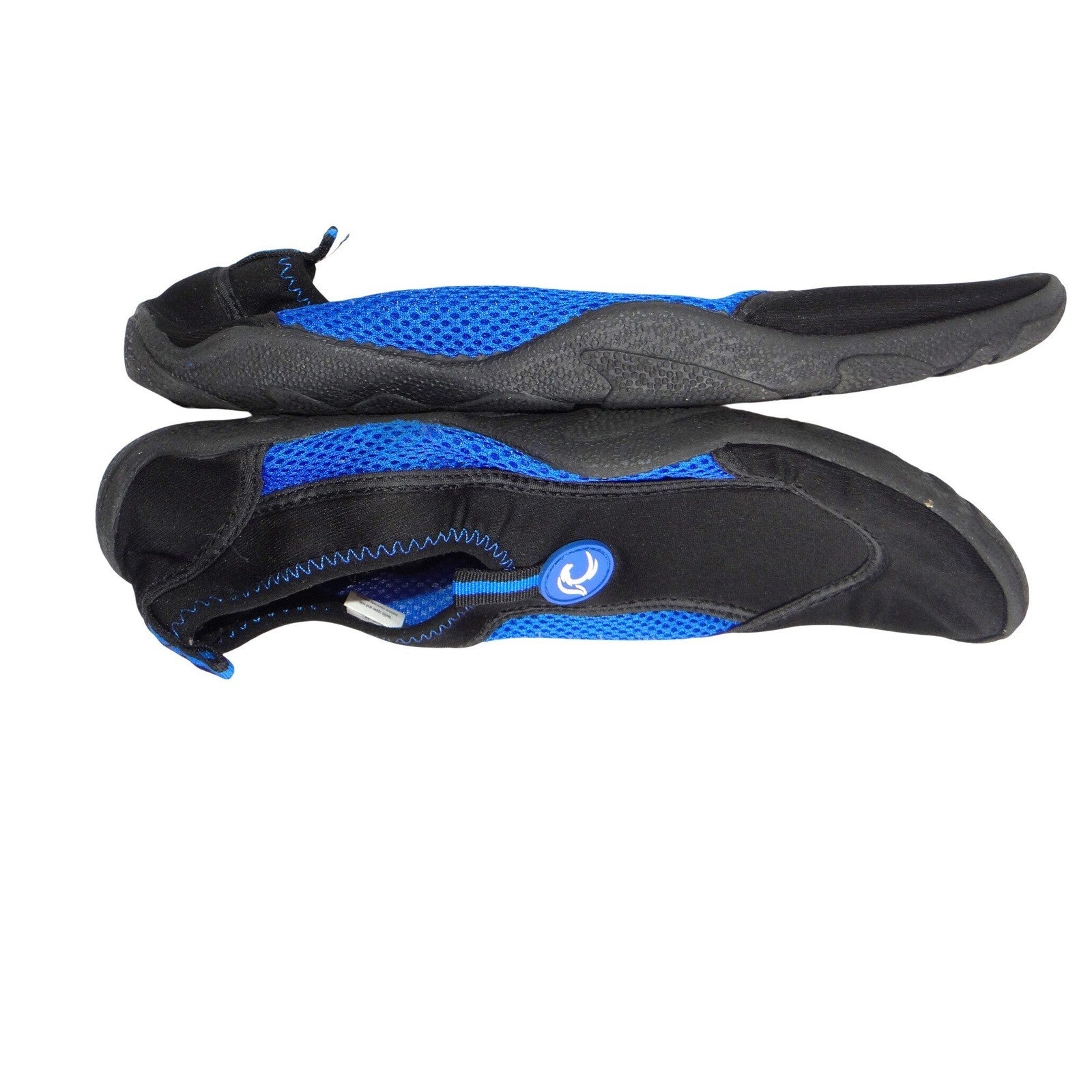 Panama Jack Mens Blue Black Mesh Water Shoes Aqua Socks M