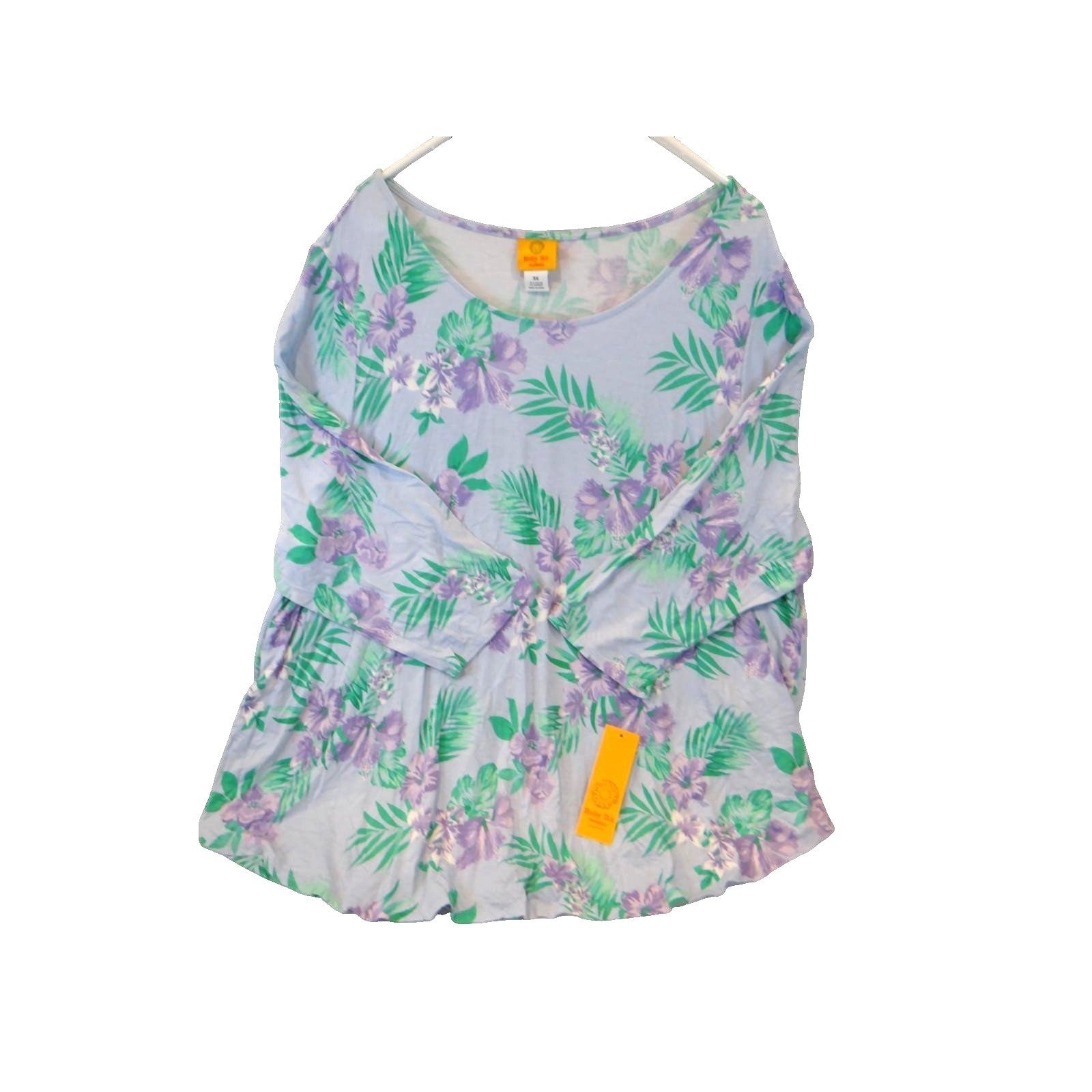 Ruby Rd. Women's 3X Long Sleeve Floral Top