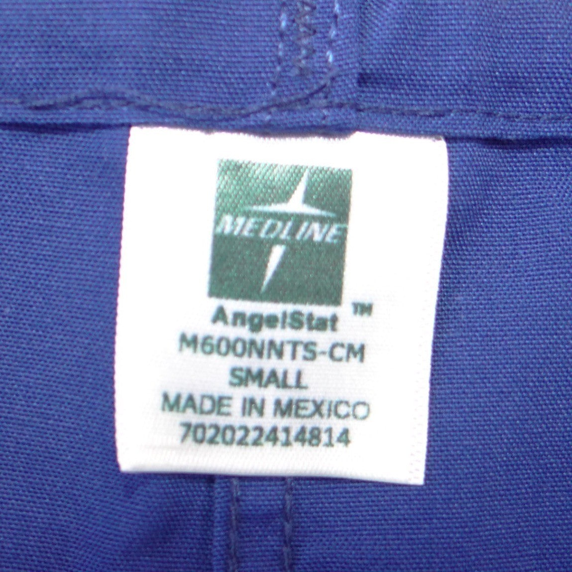 Medline AngelStat Womens Scrub Pants Royal Blue Small Straight Leg
