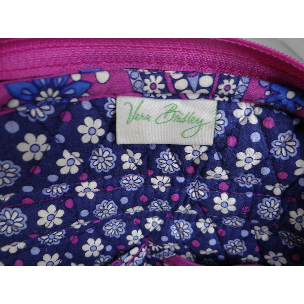 Vera Bradley Purple Paisley Quilted Cotton Backpack and Matching Wristlet Set