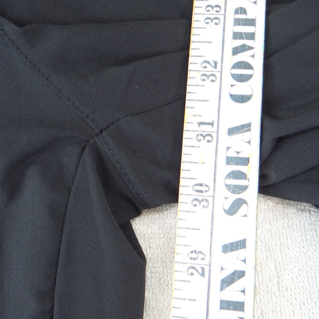 Athleta Womens Black Cargo Pants Straight Leg Pintuck Travel Hiking Size 4