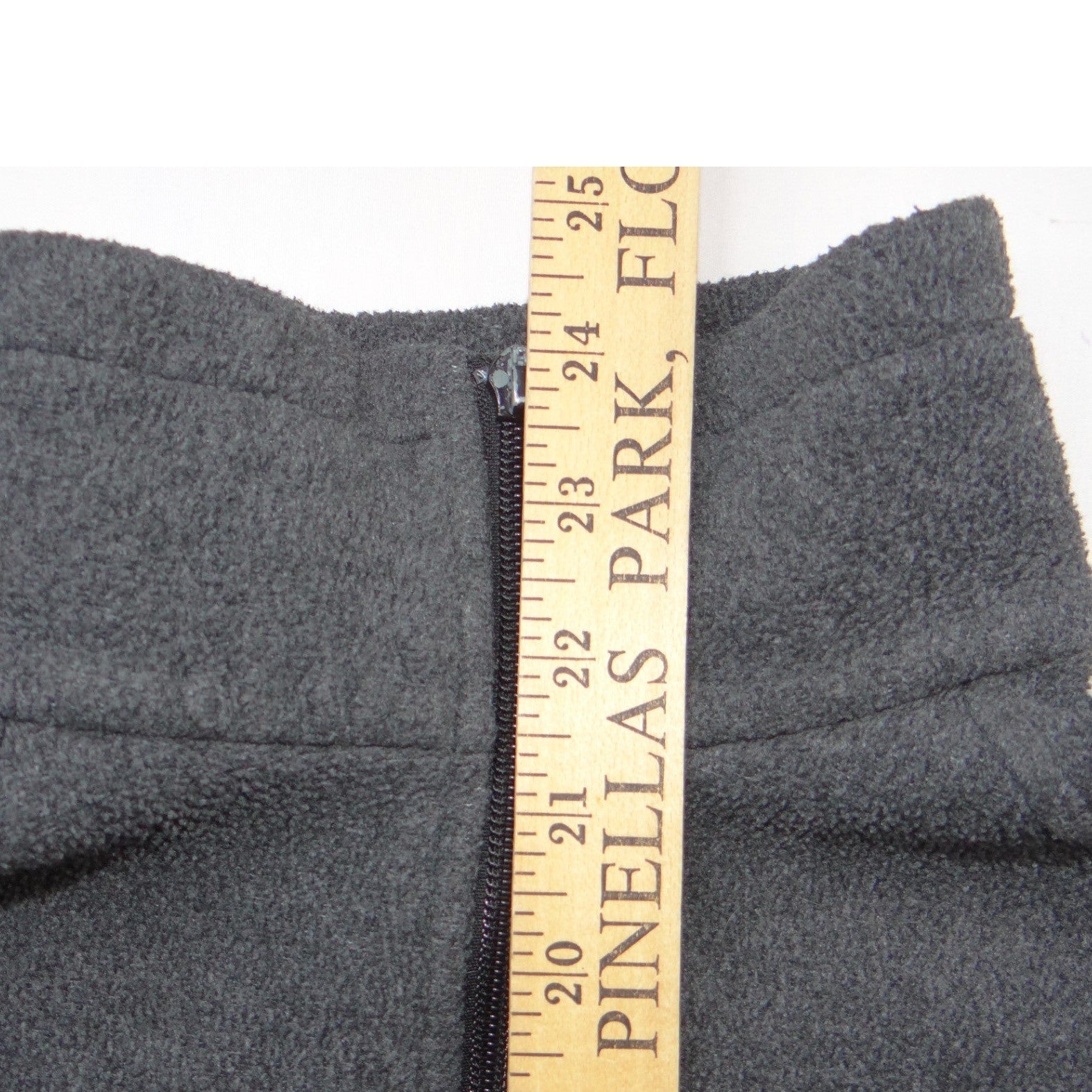 Columbia Mens Gray Full Zip Fleece Jacket High Neck Outdoor Layer Size M