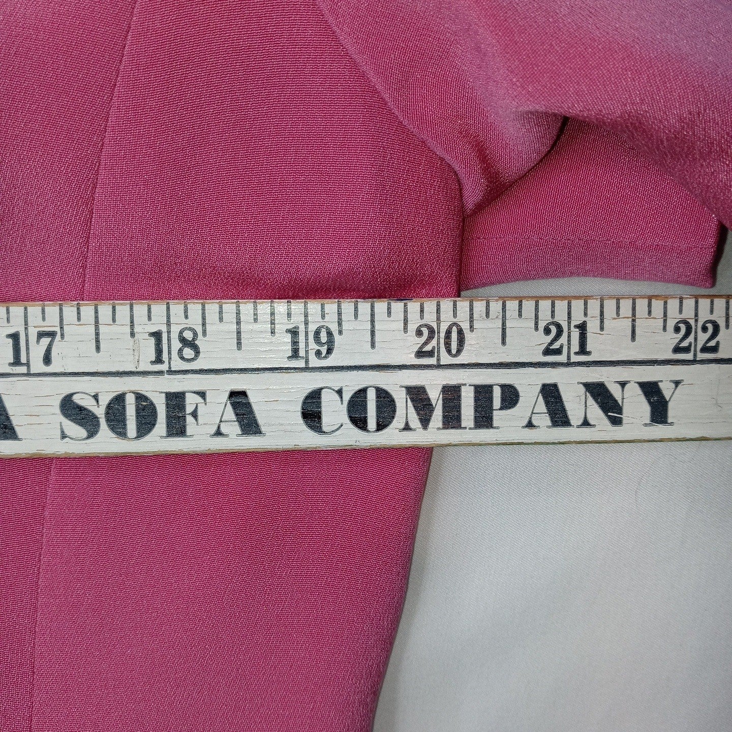 VTG Preston & York Silk Pink Blazer Skirt Suit Womens 12 Short Sleeve Tailored
