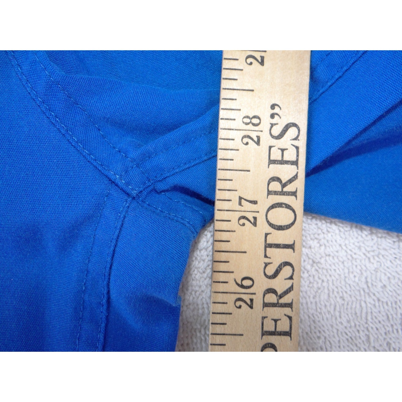 Cherokee Workwear Scrub Pants Royal Blue Unisex XS Drawstring Cargo Pockets