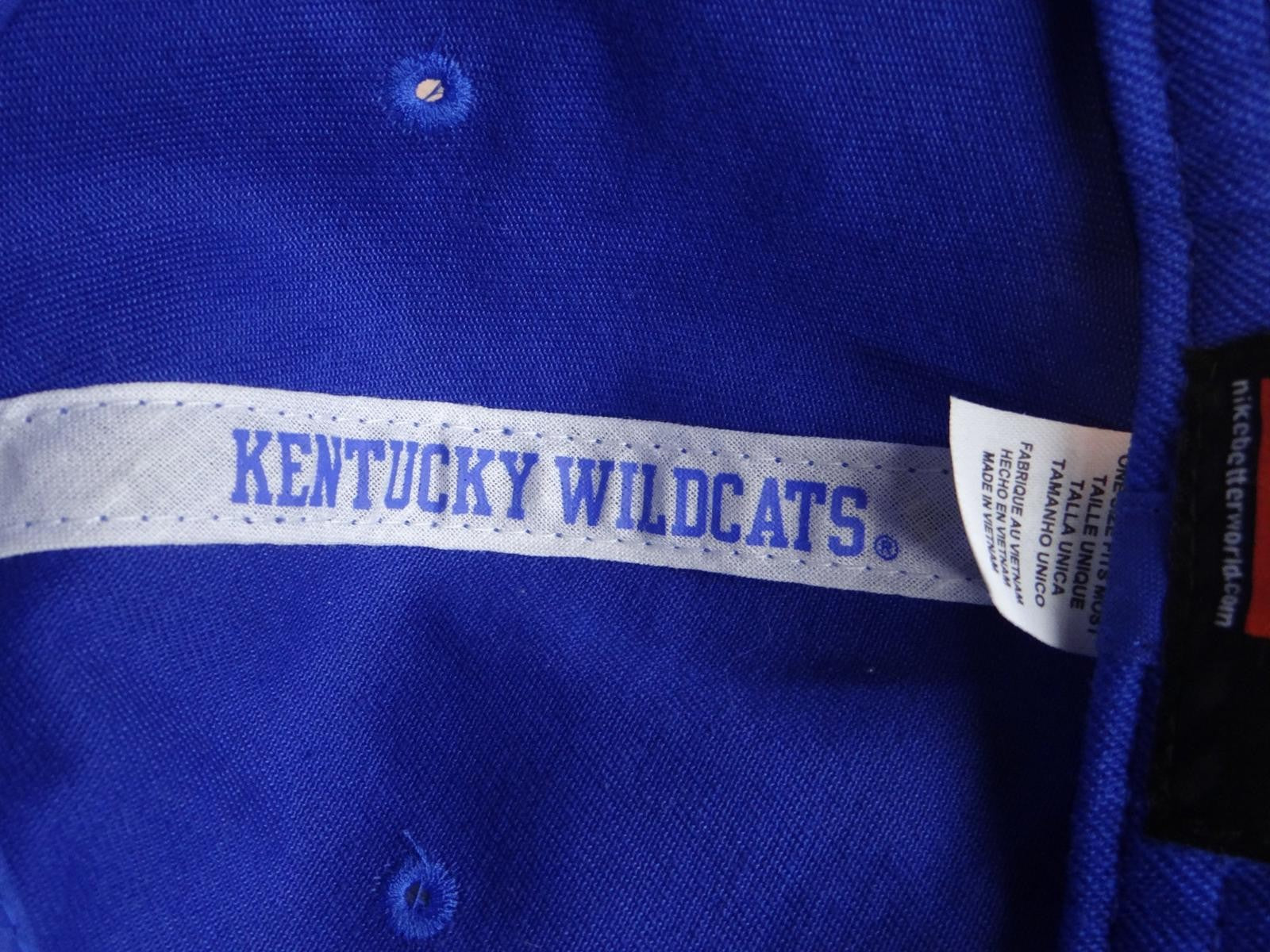 Nike Kentucky Wildcats Cap - Royal Blue Baseball Hat
