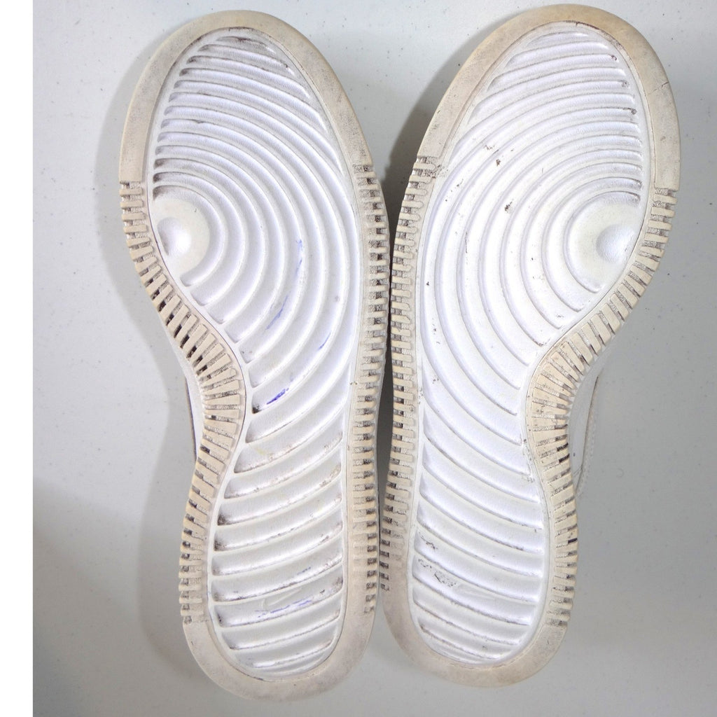 Nike Court Vision Alta Womens 8 White Platform Sneakers Rainbow Logo