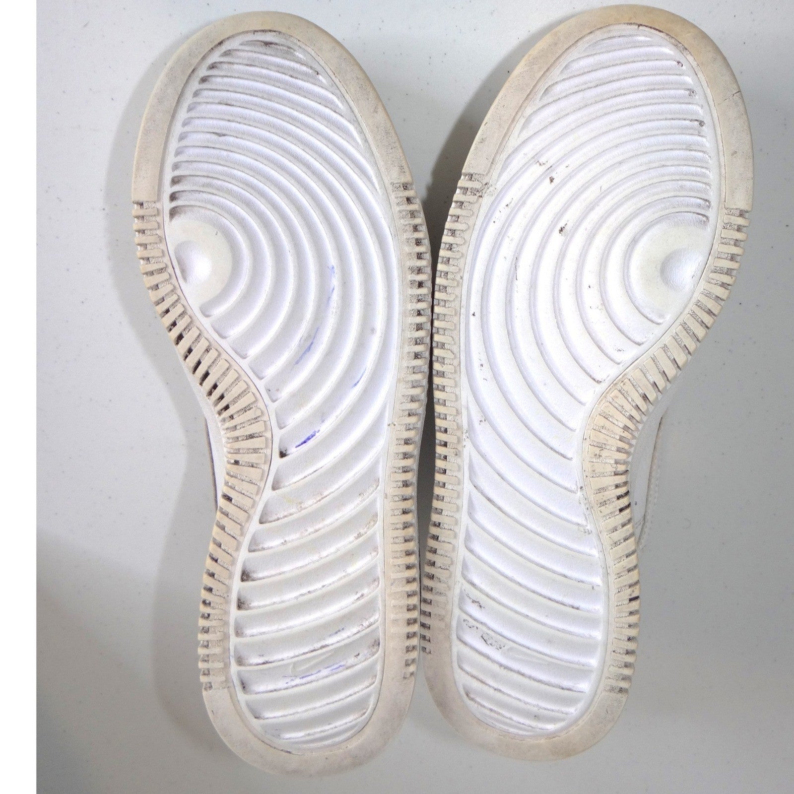 Nike Court Vision Alta Womens 8 White Platform Sneakers Rainbow Logo