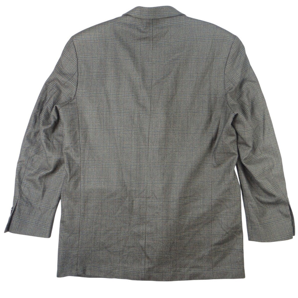 Famous Brands SK Wool Plaid Blazer Jacket Blazer