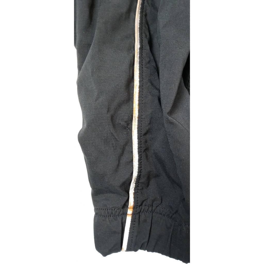 Jordan Black Track Jacket Reflective Stripe Full Zip Men's Medium Athletic
