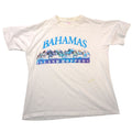 Vintage Bahamas Island Hoppers Dolphin Graphic T-Shirt White XL Tropical Tees