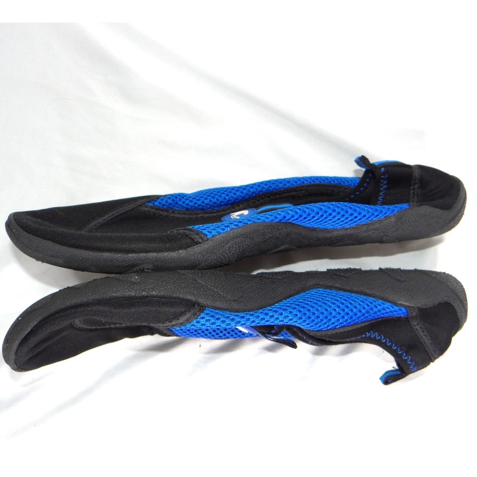 Panama Jack Mens Blue Black Mesh Water Shoes Aqua Socks M