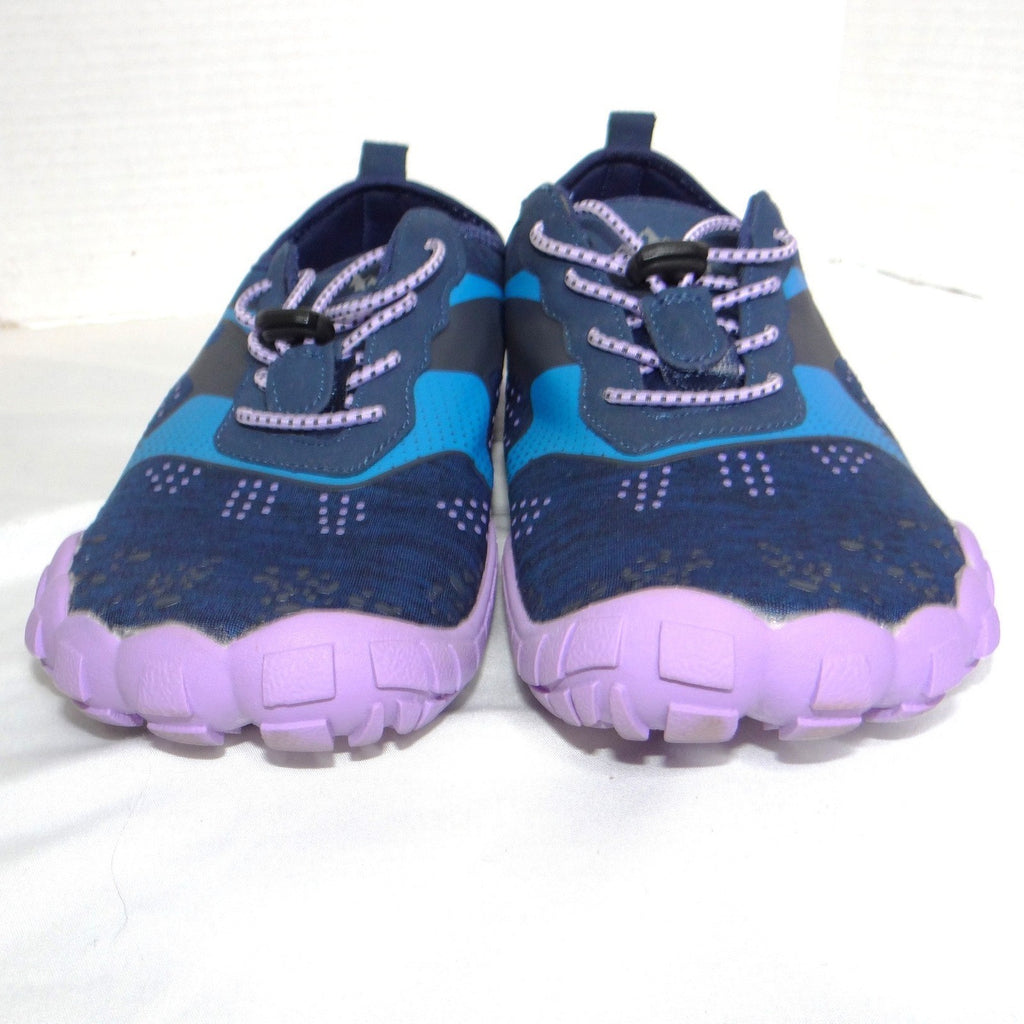 Nortiv 8 TrekLady-1 Women Barefoot Water Shoes Navy Blue Purple Size 10