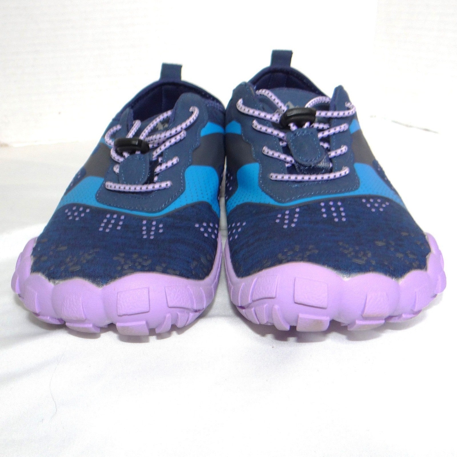 Nortiv 8 TrekLady-1 Women Barefoot Water Shoes Navy Blue Purple Size 10