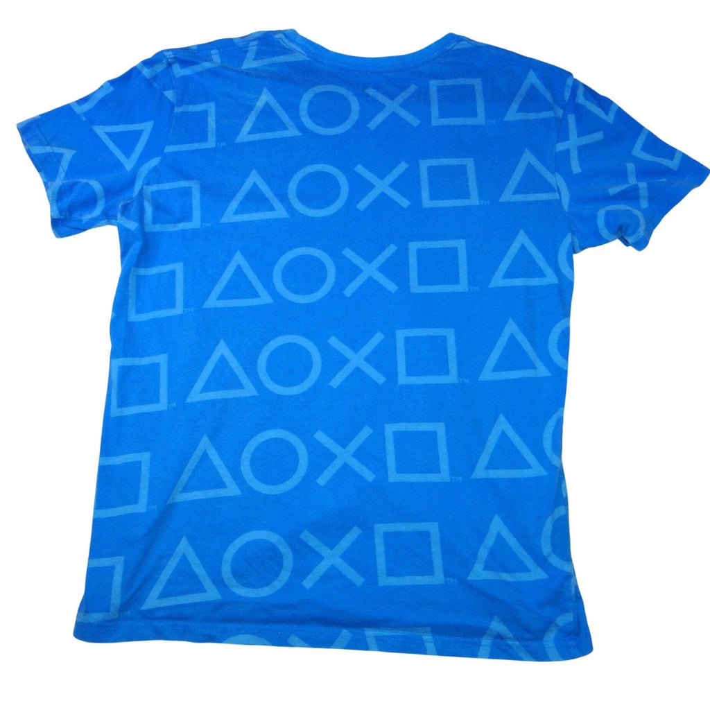 Mens Blue Playstation Graphic T Shirt Size Medium