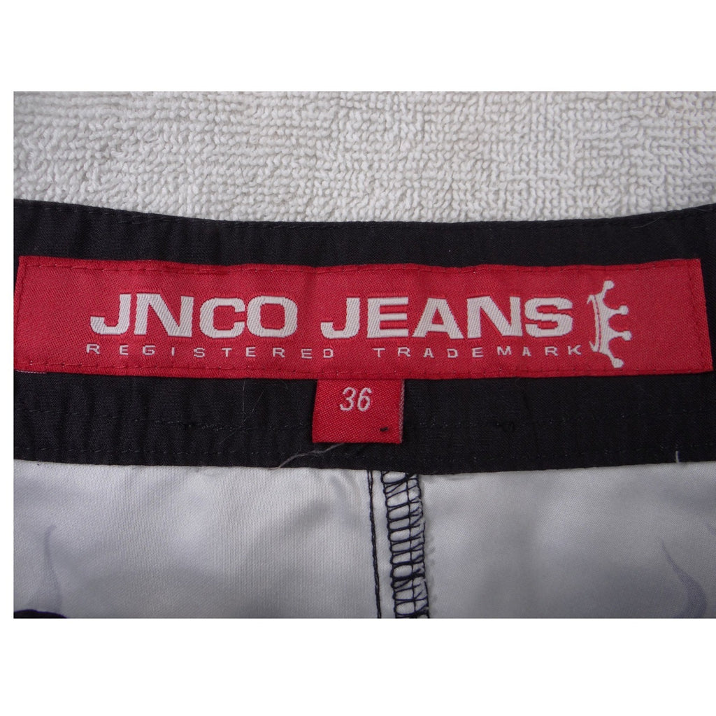 JNCO Jeans Mens Dragon Graphic Board Shorts Grey Black Y2K Skate Swim Trunks 36