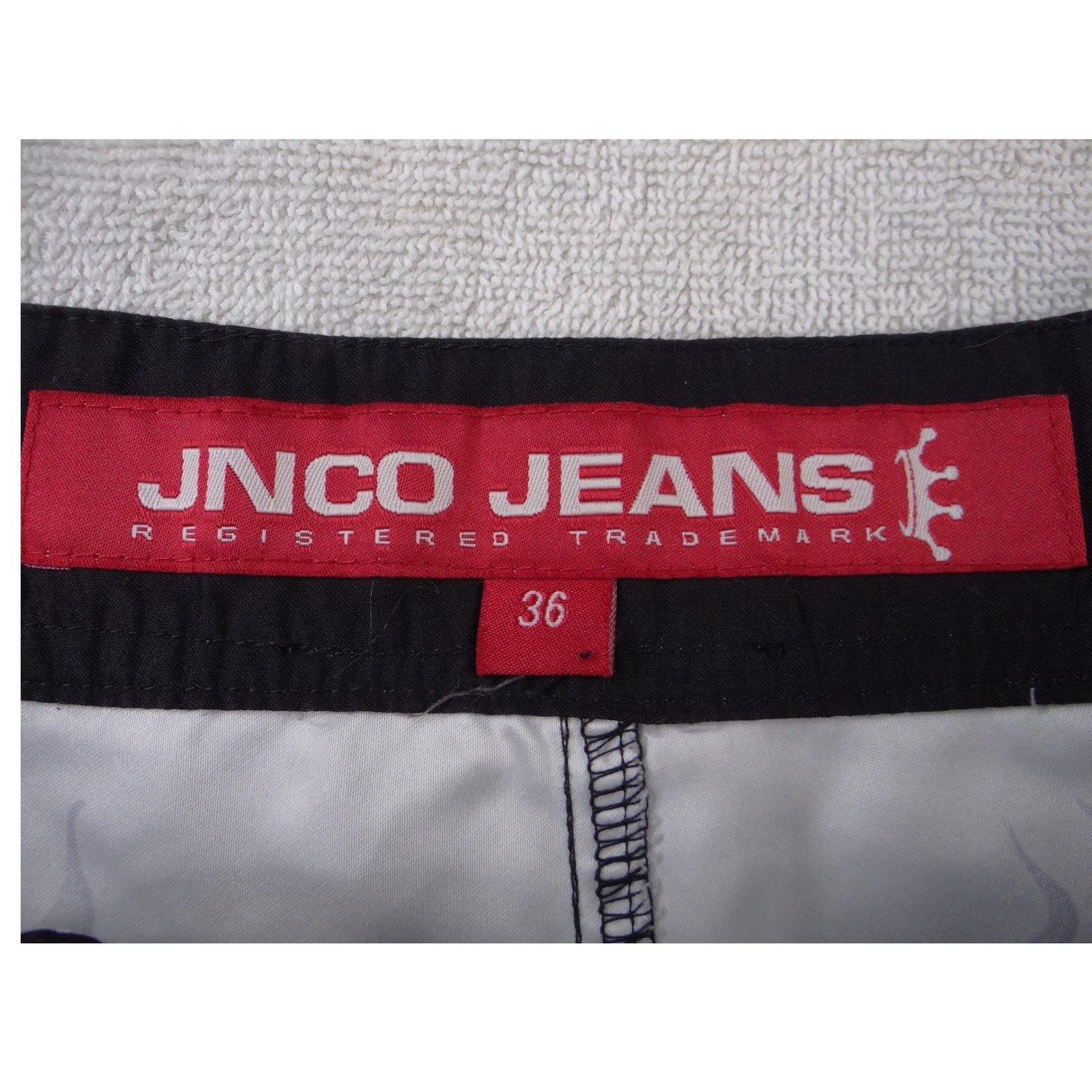 JNCO Jeans Mens Dragon Graphic Board Shorts Grey Black Y2K Skate Swim Trunks 36