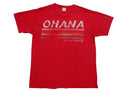 Port & Company 'Ohana Family' Red T-Shirt - Fun & Casual Wear