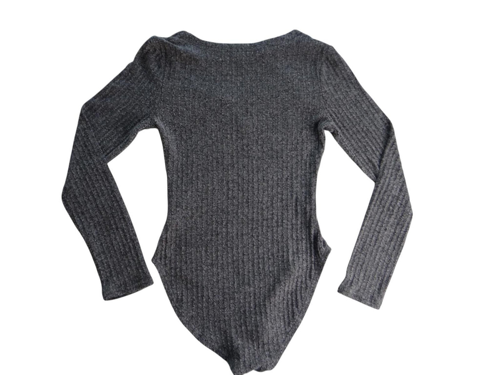 Coco + Jaime Son Long Sleeve Ribbed Bodysuit - Size M