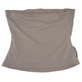 Missguided Taupe Brown Strapless Tube Top Minimalist Stretch Bandeau Bodice
