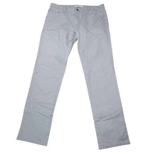 Calvin Klein Mens Extreme Slim Fit Stretch Pants Light Grey 34x32 Chinos
