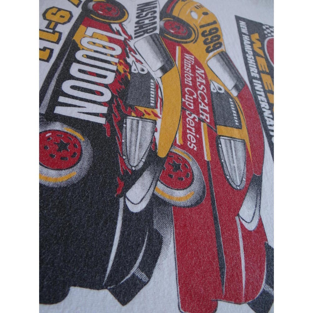Vintage Jiffy Lube 300 NASCAR T-Shirt New Hampshire International Speedway 1999
