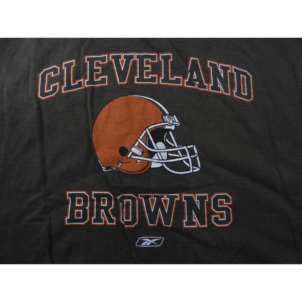 Cleveland Browns NFL Football Helmet Graphic T Shirt Men's Brown