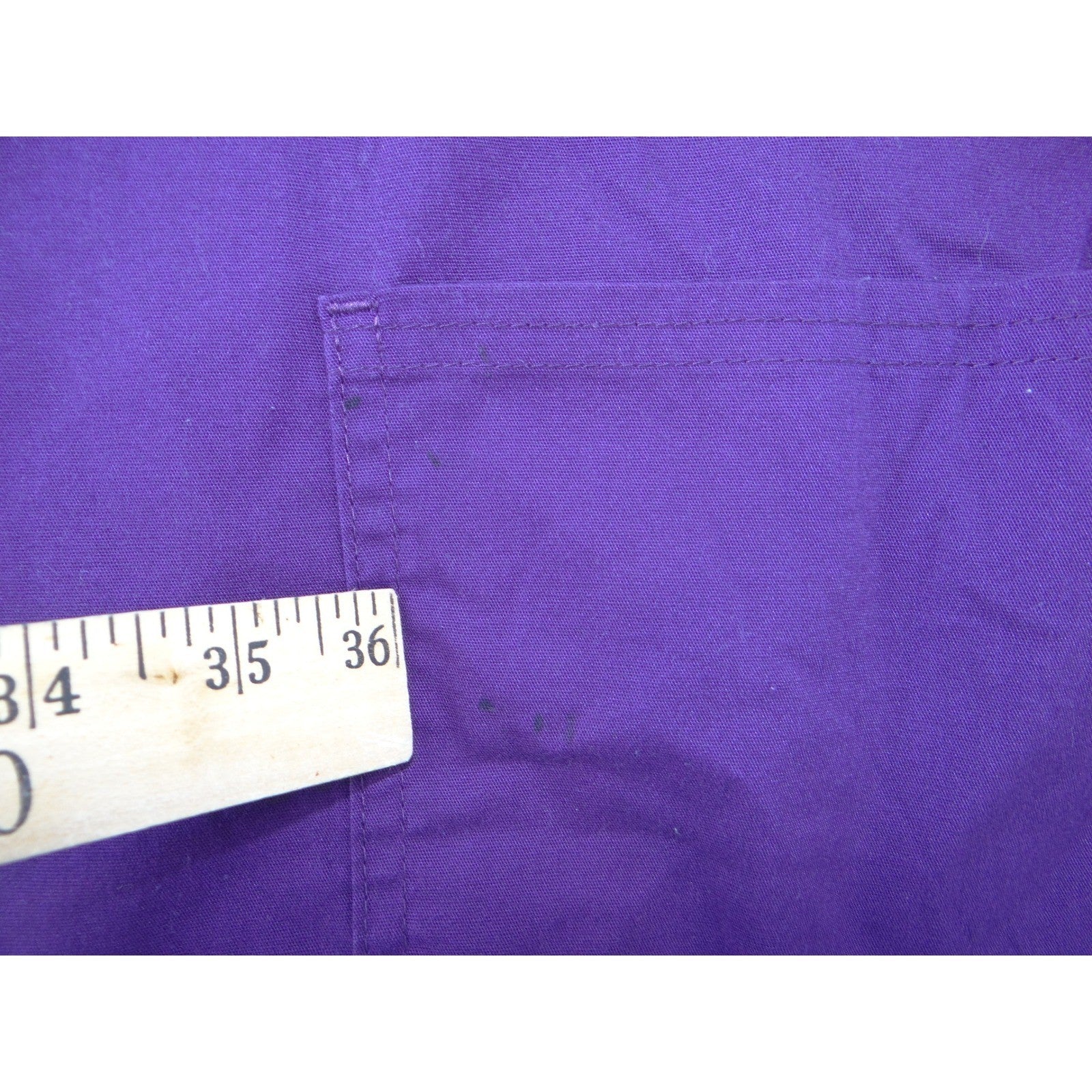 Scrubstar Womens Purple V-Neck Scrub Set Top and Cargo Pants Medium 33782