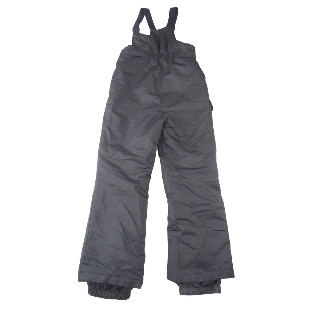 Swiss Tech Black Insulated Snow Bibs Girls Size L 10-12 Ski Overalls Pants