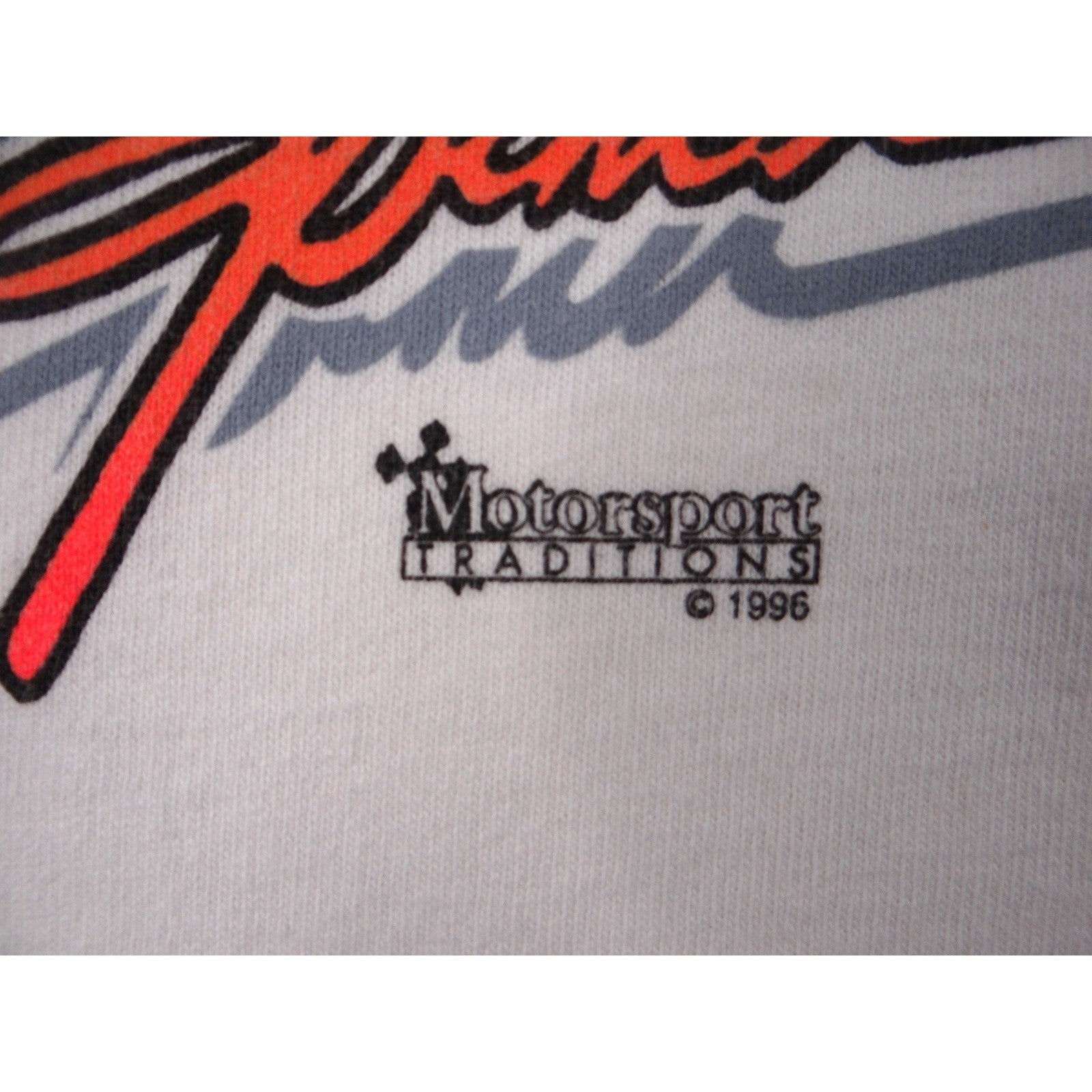 Vintage Smokin Joes Racing tank top featuring Jimmy Spencer graphics White Neon