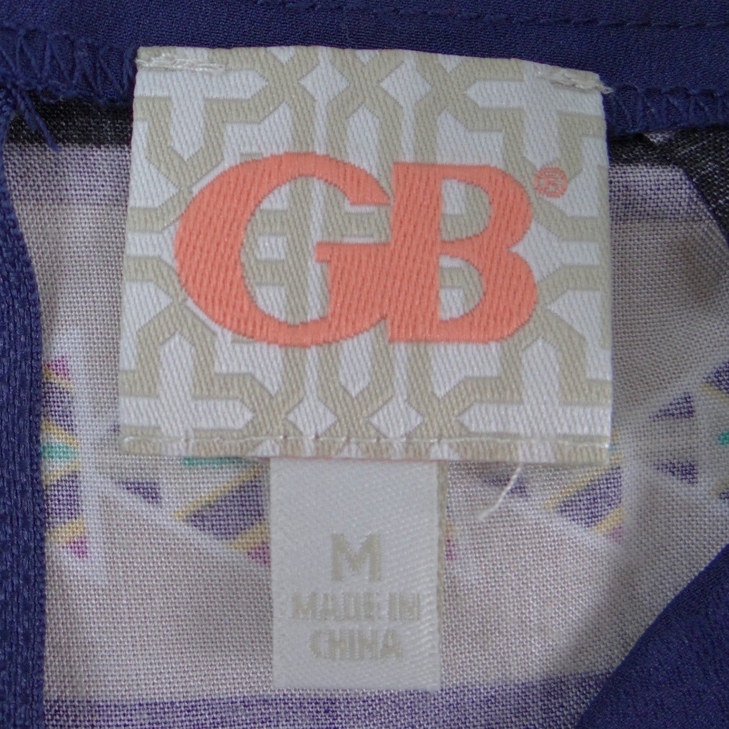 GB Womens Wide Leg Palazzo Pants Southwestern Geometric Print Multicolor Size M