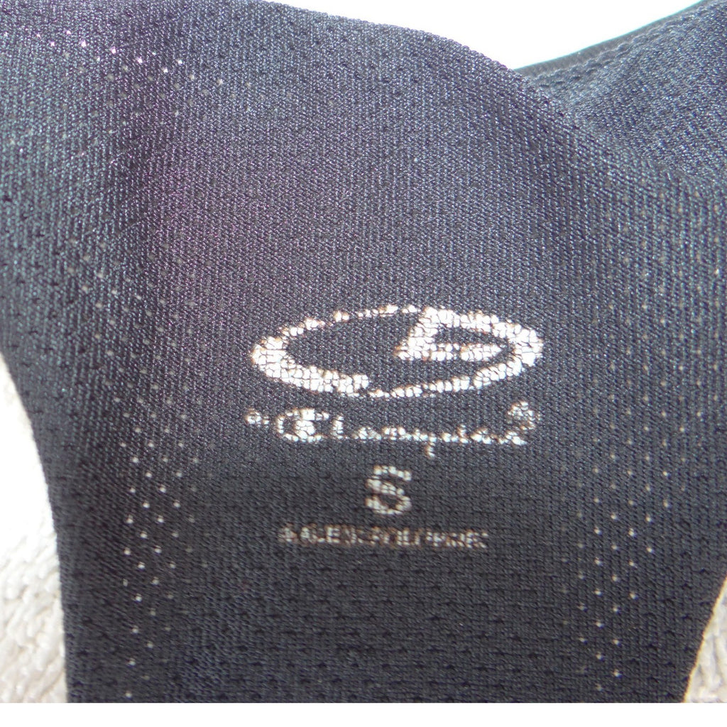 C9 Champion Womens Racerback Sports Bra Black Mesh Back Size S