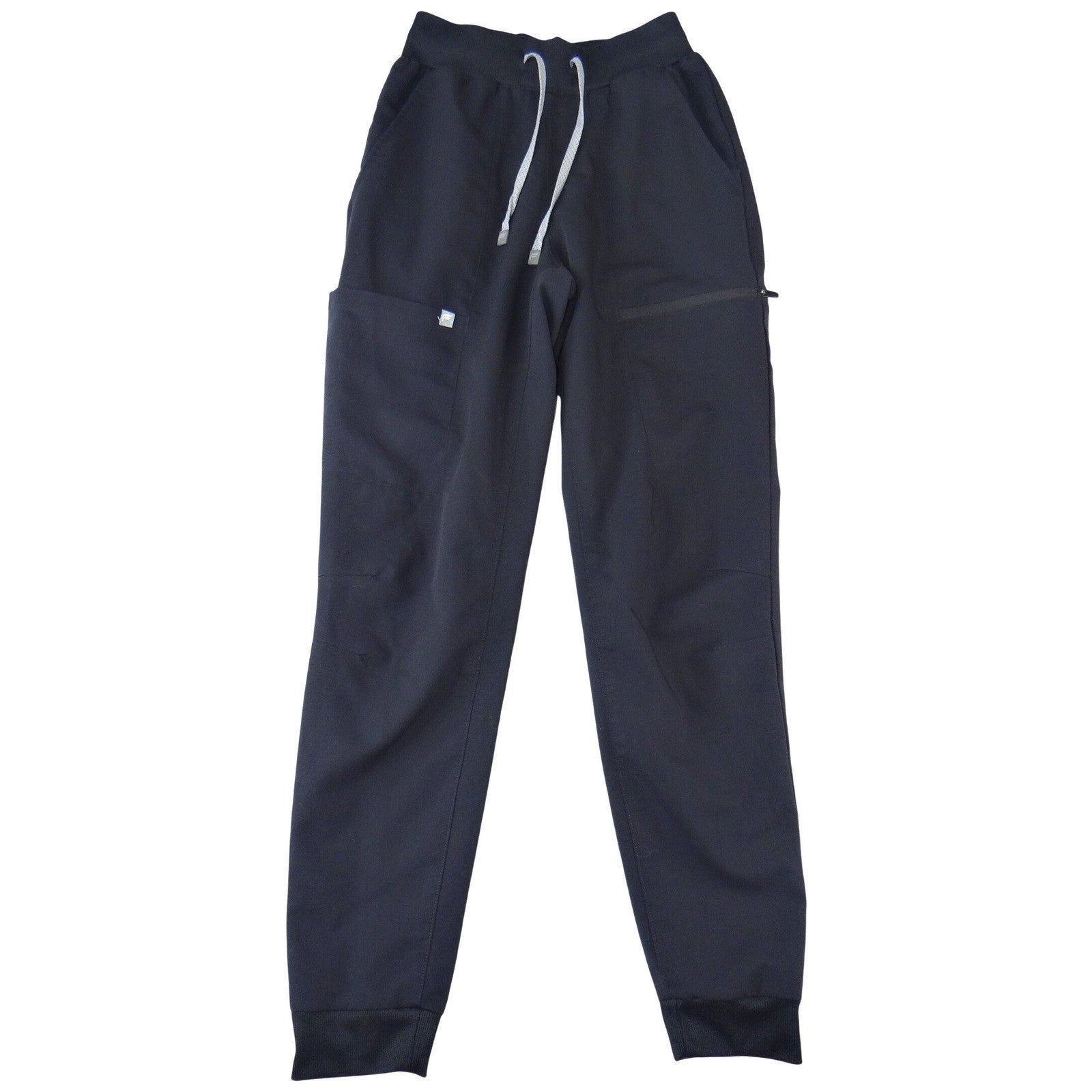 Fabletics Women Black Scrub Jogger Pants XXS Workwear Drawstring Pockets