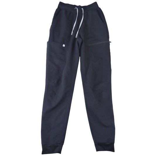 Fabletics Women Black Scrub Jogger Pants XXS Workwear Drawstring Pockets