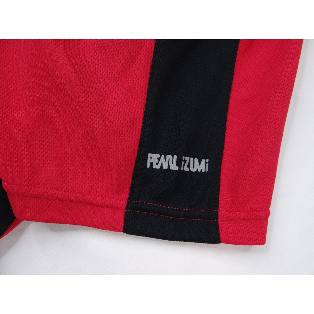 Pearl Izumi Select Series Cycling Jersey Red Black Short Sleeve Full Zip Men Med