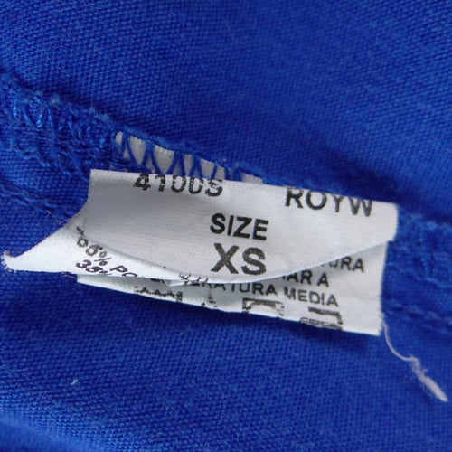 Cherokee Workwear Women Royal Blue Cargo Scrub Pants XS Drawstring