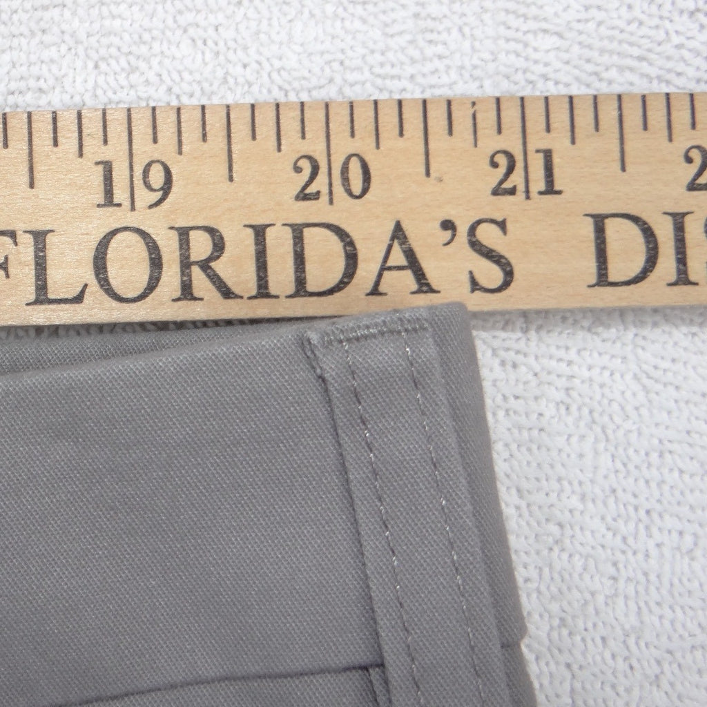 Croft & Barrow Mens Easy Care Classic Fit Grey Chino Dress Pants 40x32 Stretch